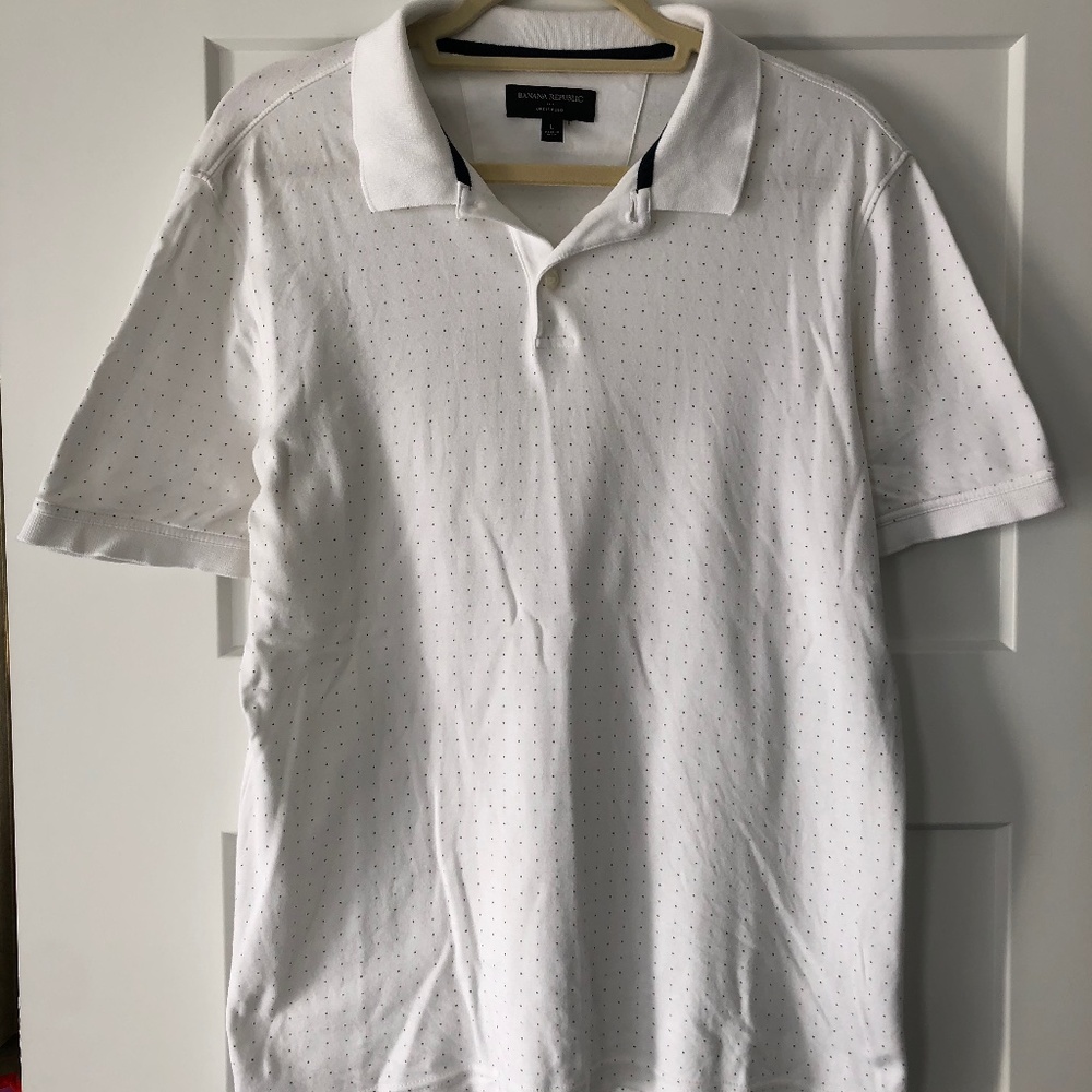 Men's Large, Banana Republic, Dress Polo